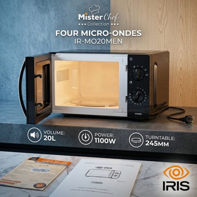 Iris Misterchef Micro-onde 20L
