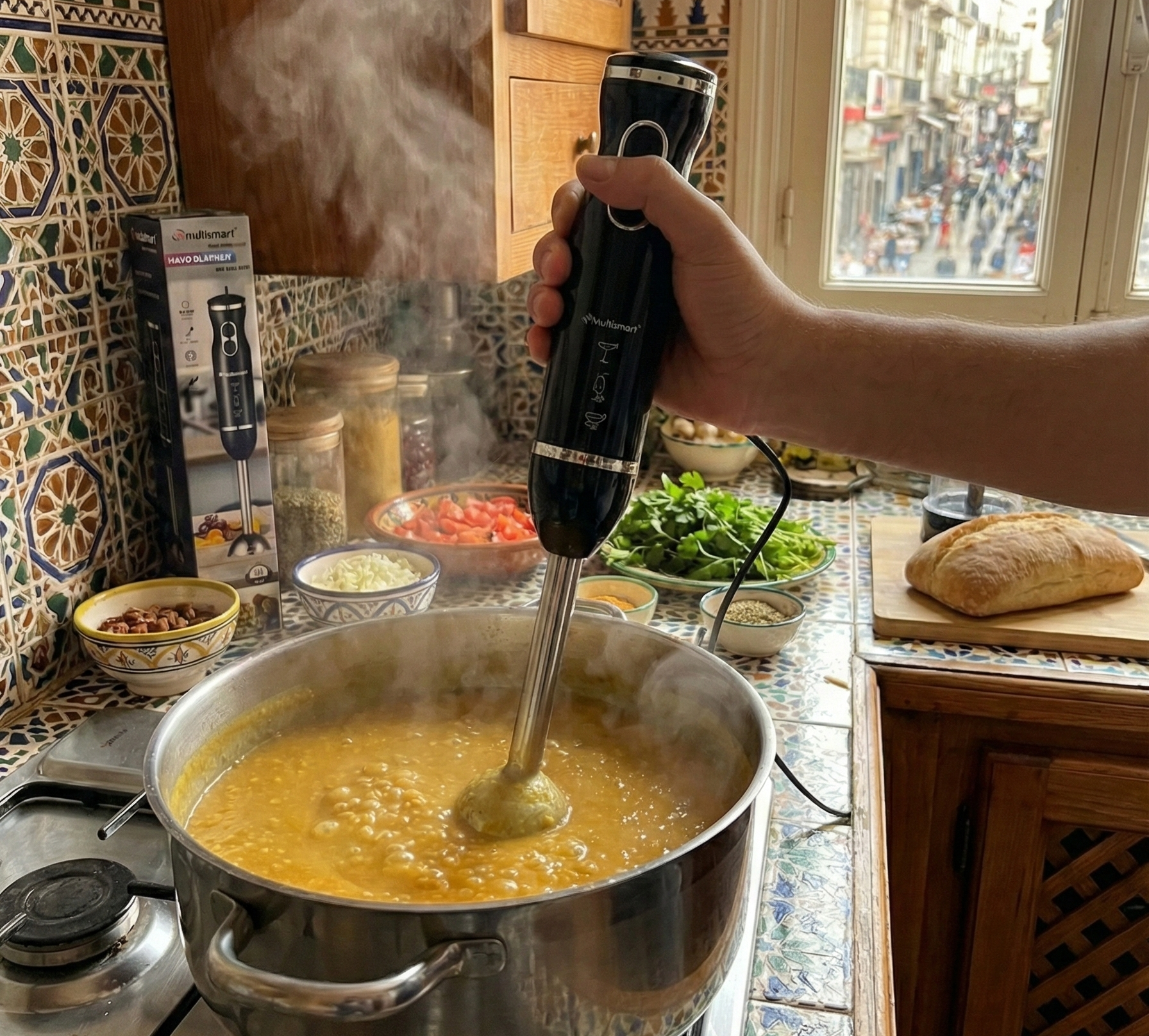 Bras mixer multismart inox 600w - الصورة 2