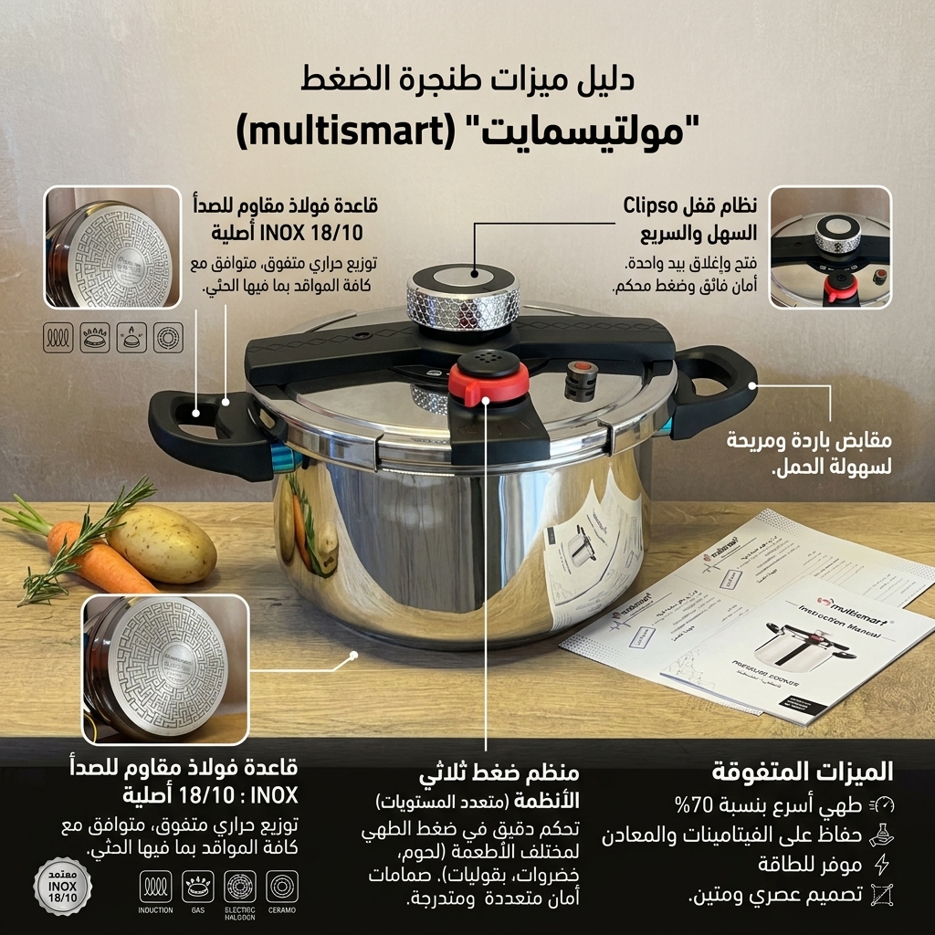 كوكوط مينيت MultiSmart inox clipso - الصورة 3