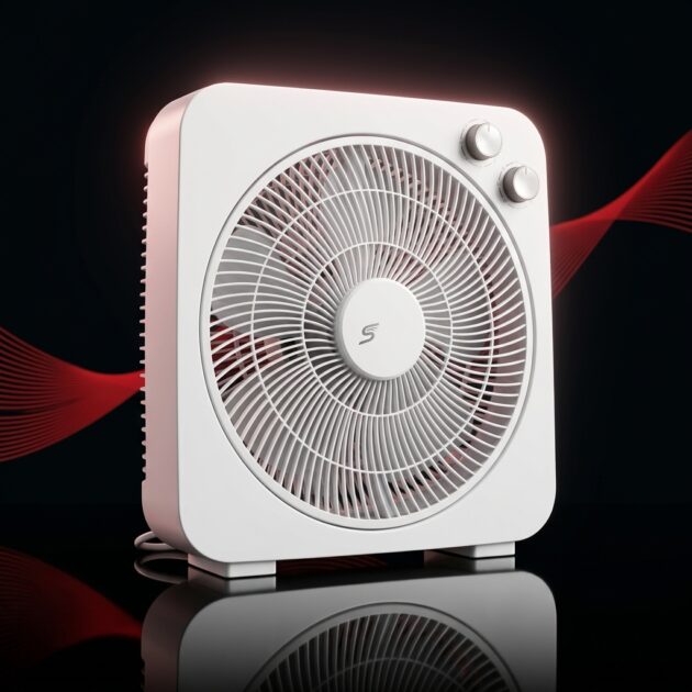مروحة sChallenge Box Fan (12 بوصة)
