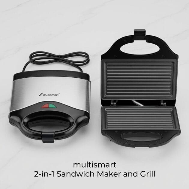 صانعة الساندويتشات والبانيني الكهربائية من Multismart 750W